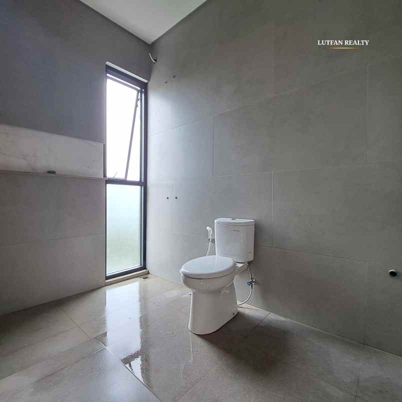 rumah modern kontemporer dalam cluster