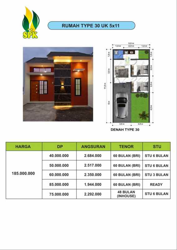 rumah murah dan sudah terbentuk