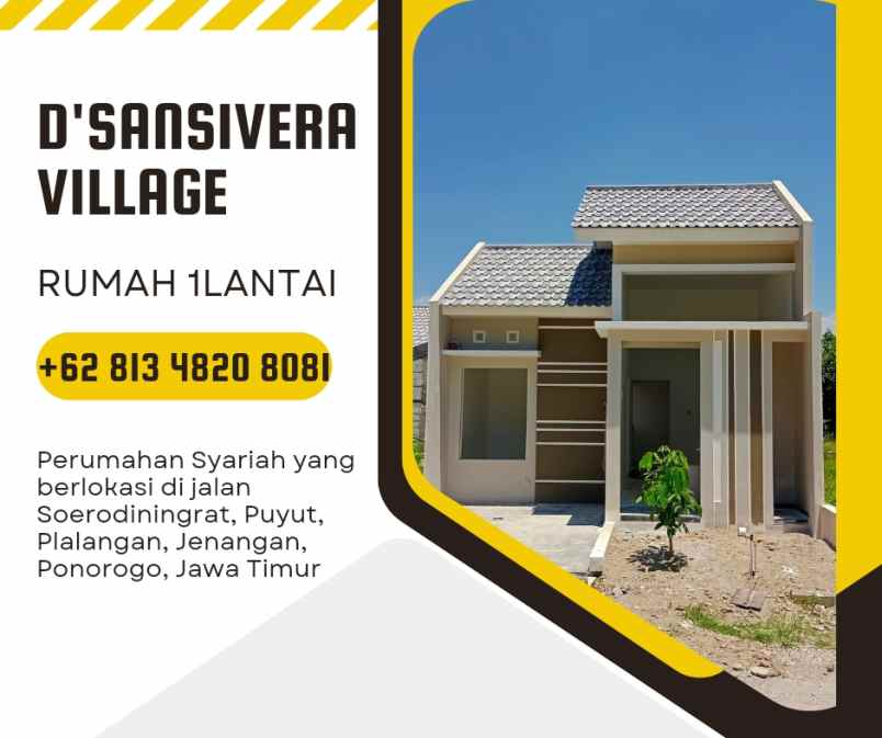 rumah murah di ponorogo satu lantai syariah