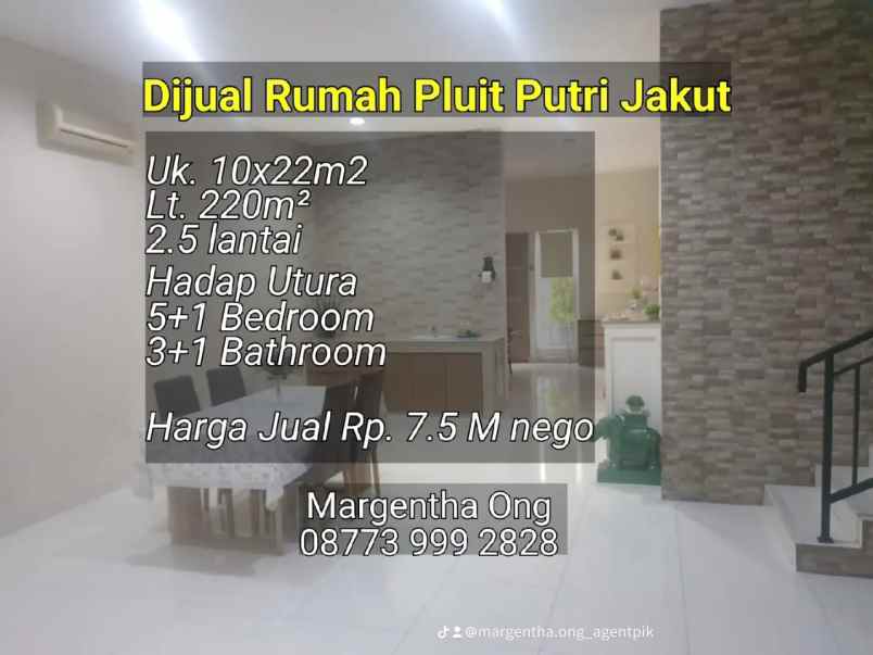 rumah pluit putri jakut hadap utura