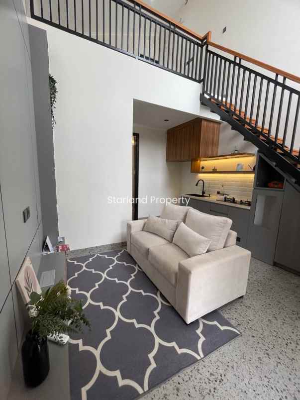 rumah scandinavian modern di pondok aren bintaro