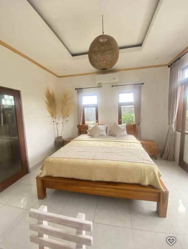 rumah semi villa view sawah di tebongkang ubud bali