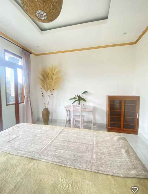 rumah semi villa view sawah di tebongkang ubud bali