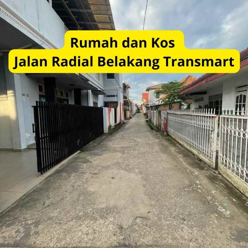 rumah siap ditempati belakang transmart