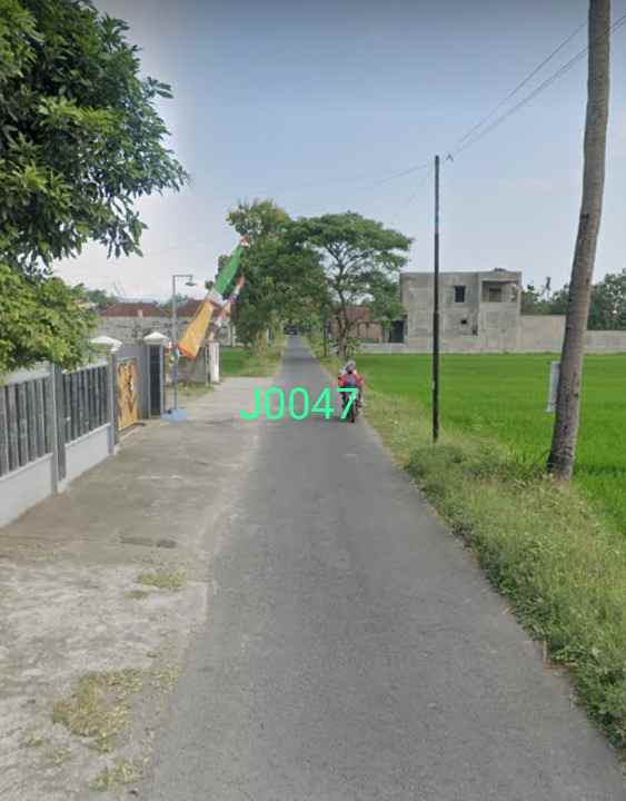 rumah view sawah sewon jogja lb 400 m2