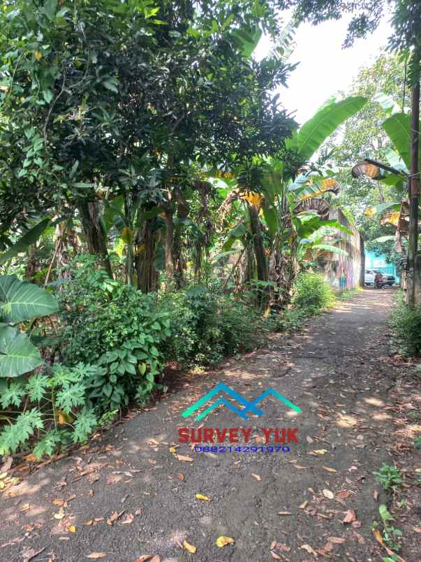 tanah 1000 m2 akses mobil strategis dekat st pd ranji