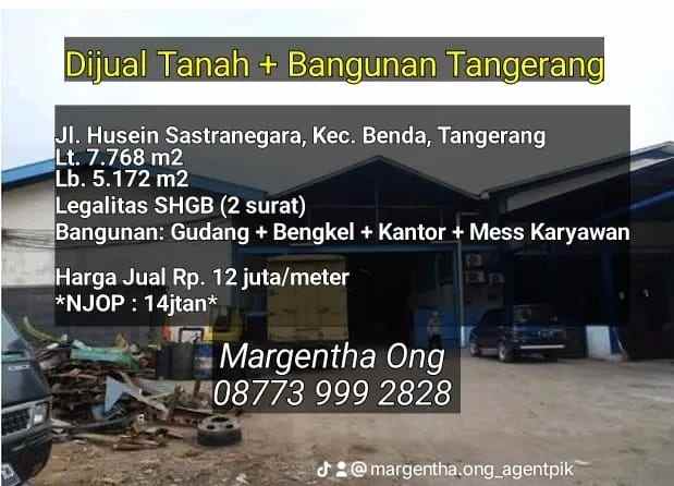 tanah bangunan gudang bengkel kantor mess karyawan