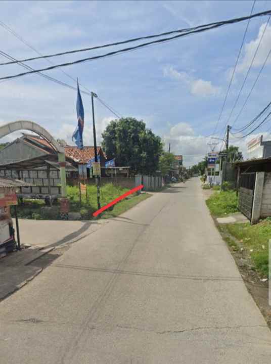 tanah hook pinggir jalan cikarang timur