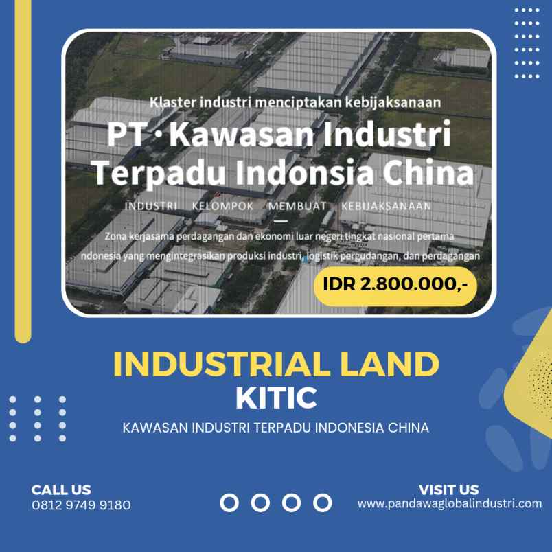 tanah industri kitic deltamas cikarang pusat