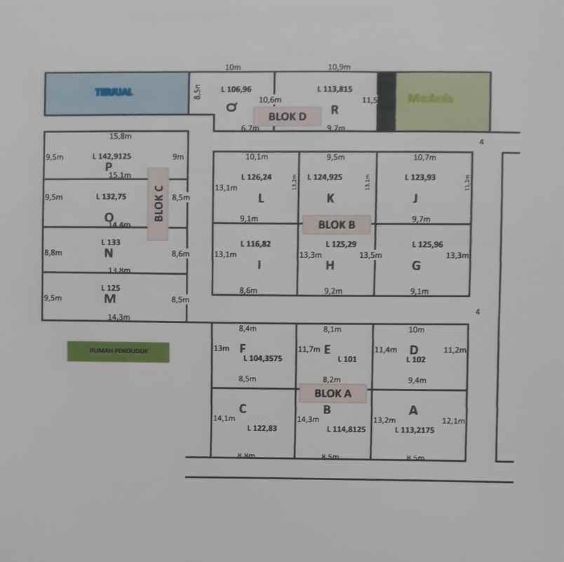 tanah kavling luas harga murah di salaman magelang