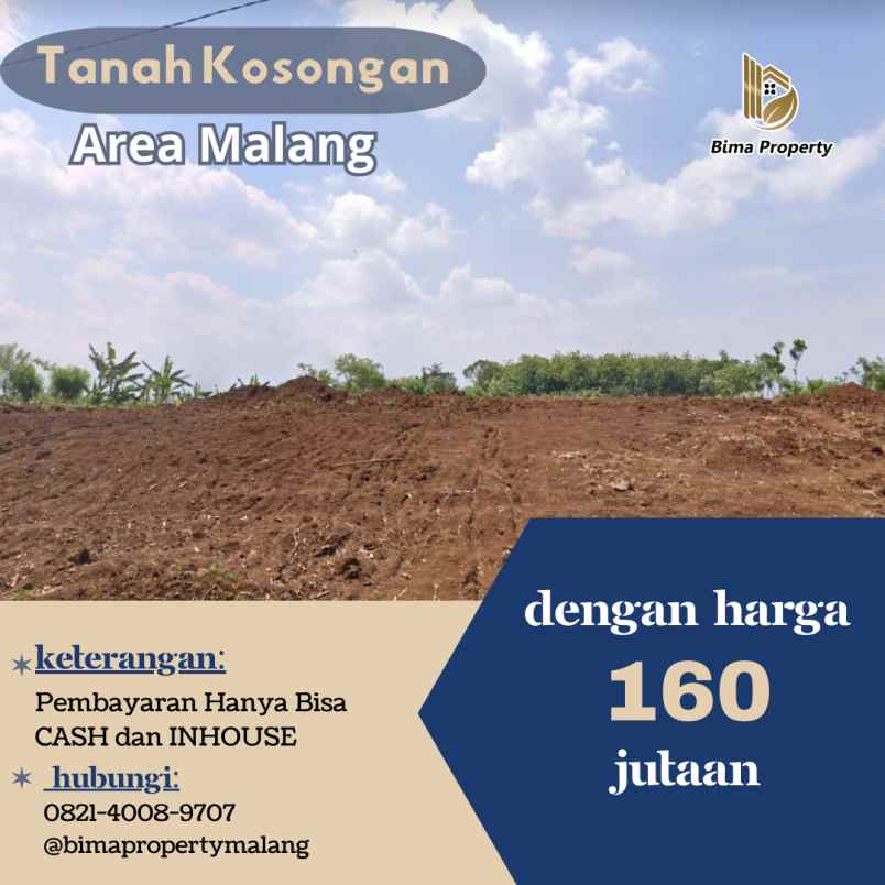 tanah kosongan murah kawasan malang