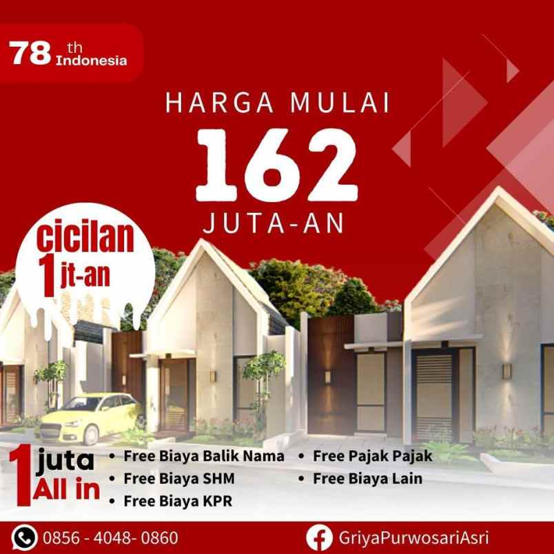 1 jt bebas biaya biaya rumah wonogiri