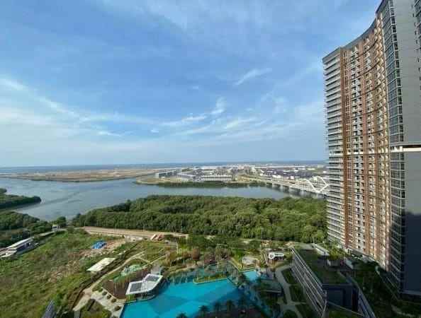 apartemen goldcoast pik tower carribean semi furnish