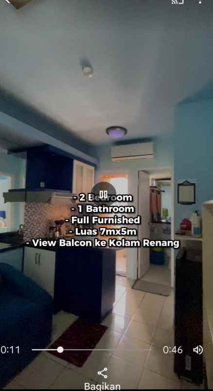 dijual apartemen jl perhubungan udara no 48