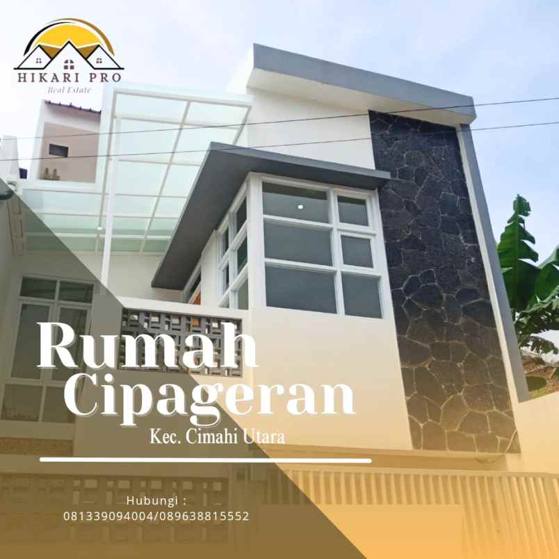 dijual cepet rumah baru siap huni cipageran cimahi