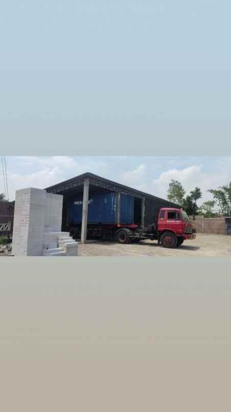 dijual gudang bekas produksi kepala