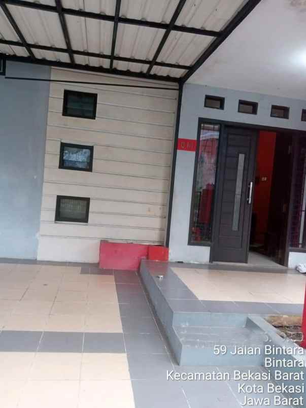 dijual nego rumah puri bintara regency bebas banjir