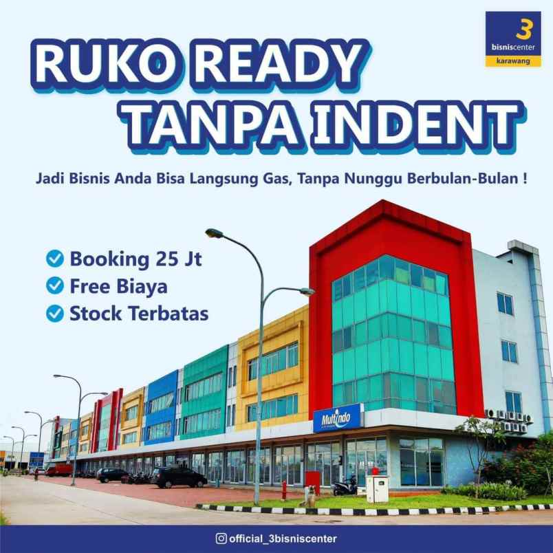 dijual ruko 3 lantai lokasi premium