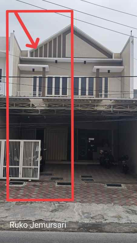 dijual ruko gudang kantor jemursari