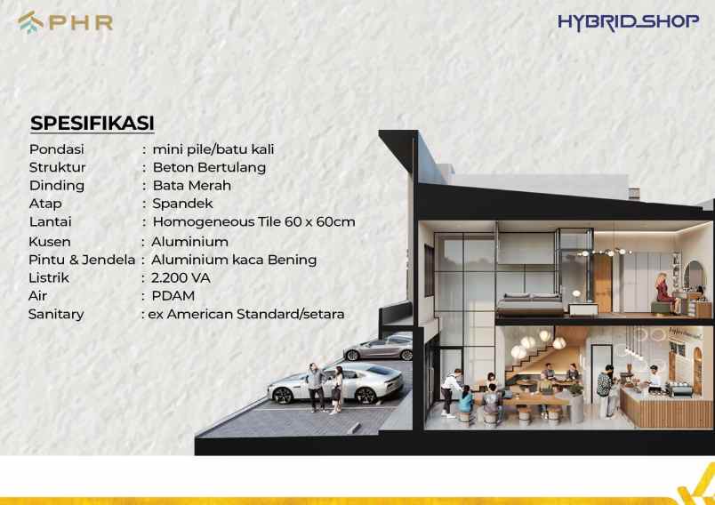 dijual ruko gudang kantor jl boulevar prima harapan