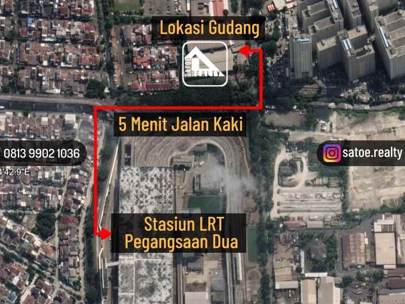 dijual ruko gudang kantor jl pegangsaan dua kelapa