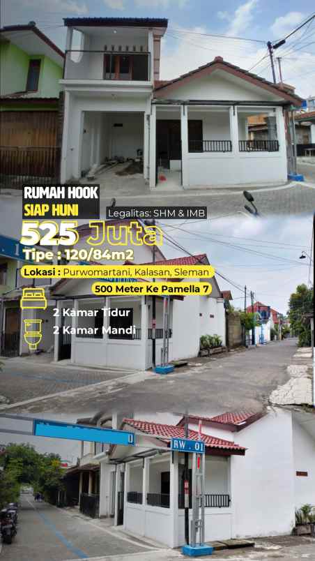 dijual rumah 500 meter ke pamella 7