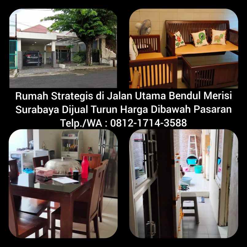 dijual rumah b ndul merisi jalan utama