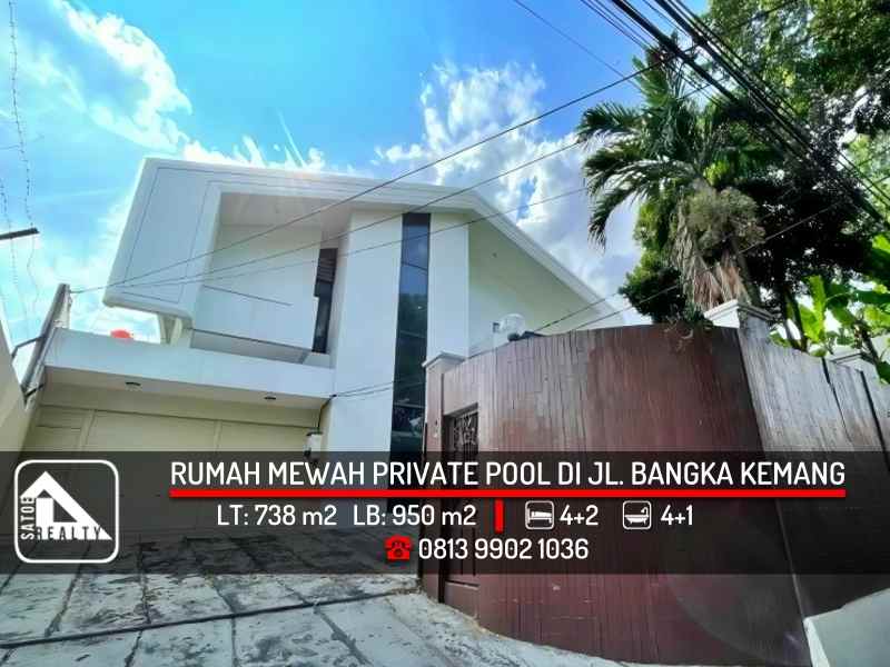 dijual rumah bangka kemang jakarta selatan