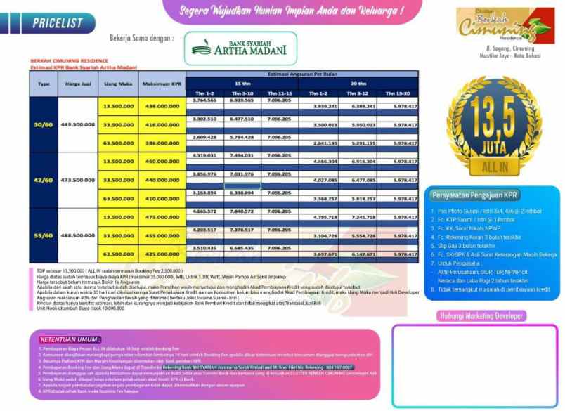 dijual rumah cimuning