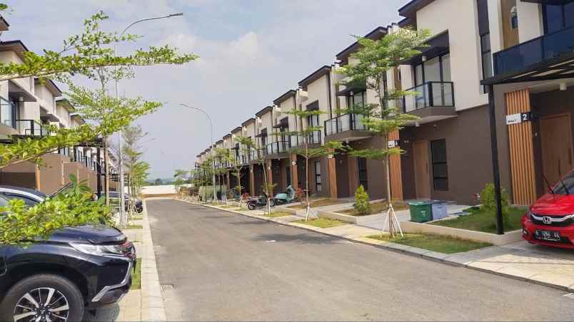 dijual rumah cluster naws delta mas