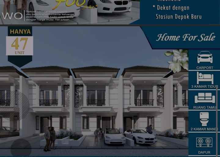 dijual rumah curug agung beji depok