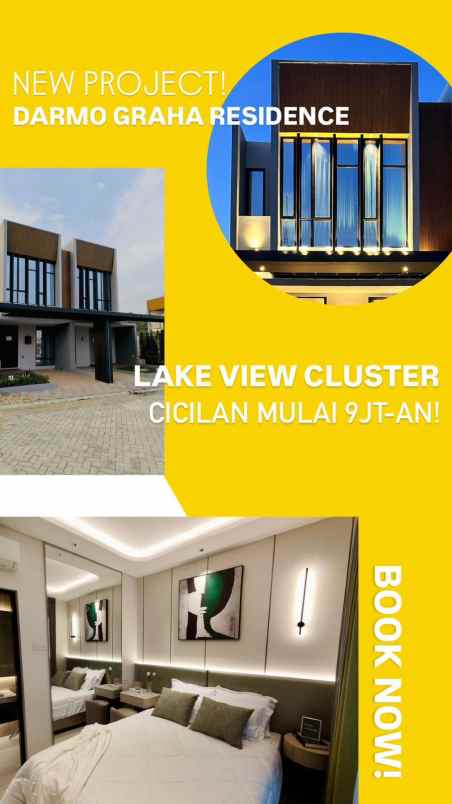 dijual rumah darmo permai