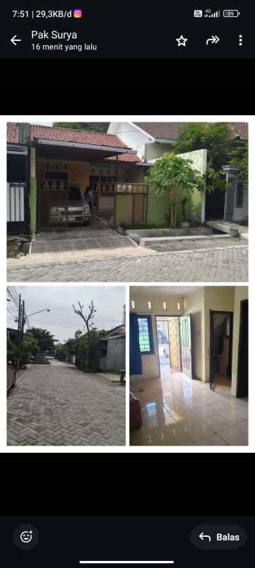 dijual rumah di jl pesona raya pedurungan semarang