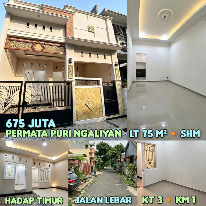 dijual rumah di permata puri ngaliyan semarang