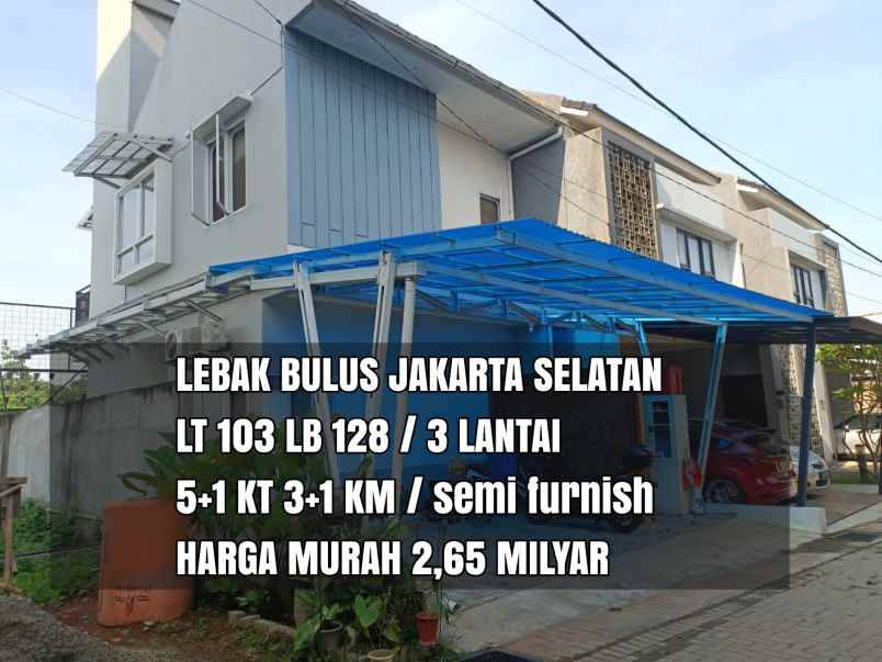 dijual rumah jalan haji nudin karang