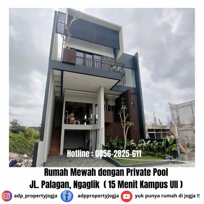 dijual rumah jalan palagan tentara