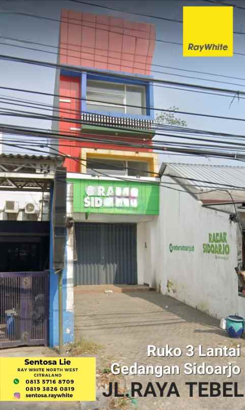 dijual rumah jalan raya tebel