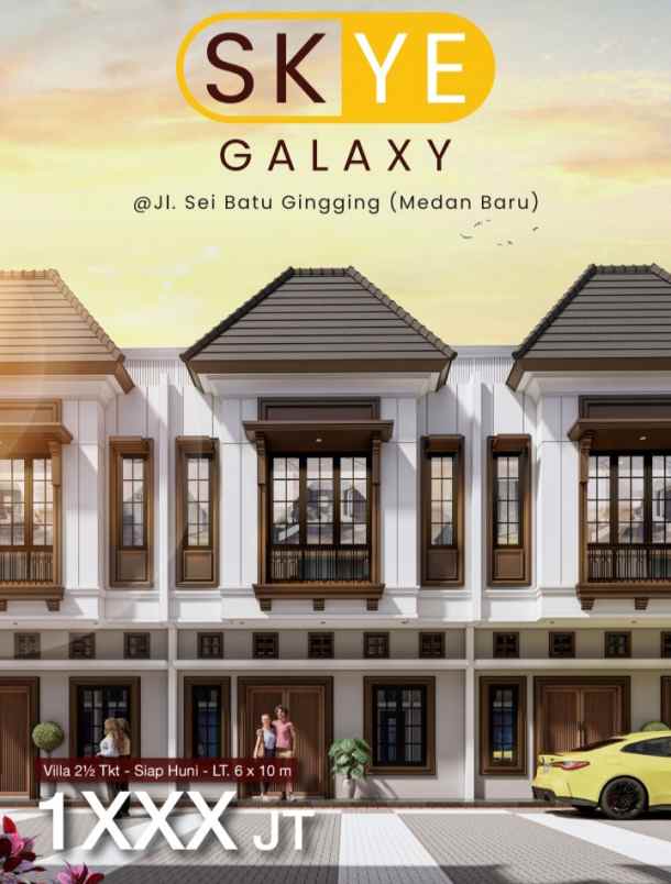 dijual rumah jalan sei batu gingging