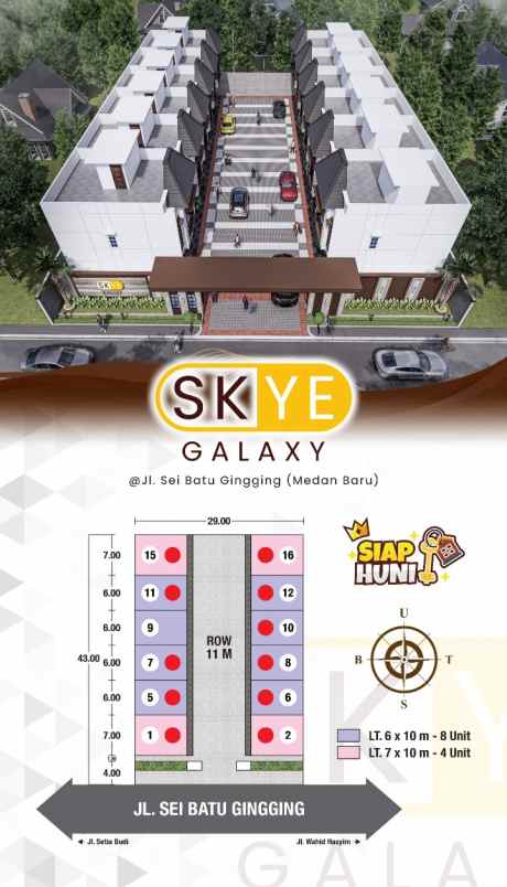 dijual rumah jalan sei batu gingging