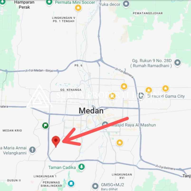 dijual rumah jalan setia budi rambe medan selayang