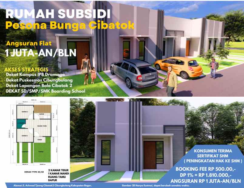 dijual rumah jl achmad tjoeng