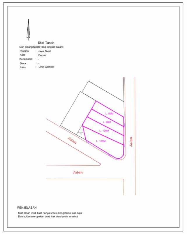 dijual rumah jl adhikarya 2 rangkapan