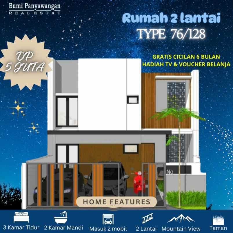 dijual rumah jl raya percobaan cileunyi