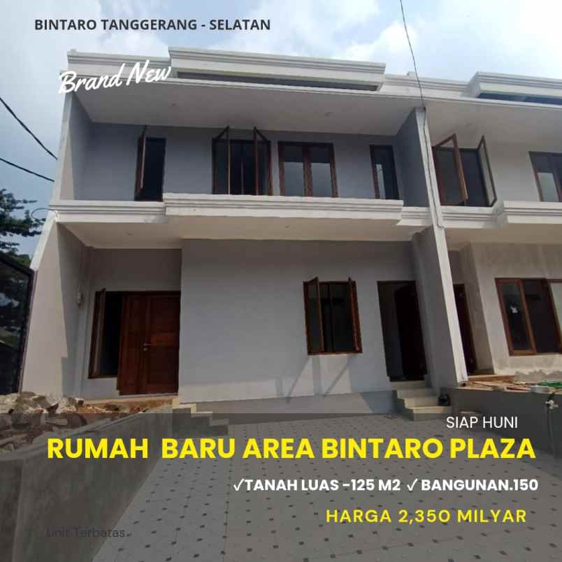 dijual rumah kawasan bintaro sektor 3