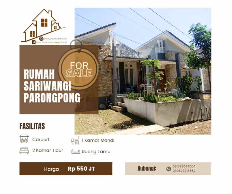 dijual rumah kec parongpong