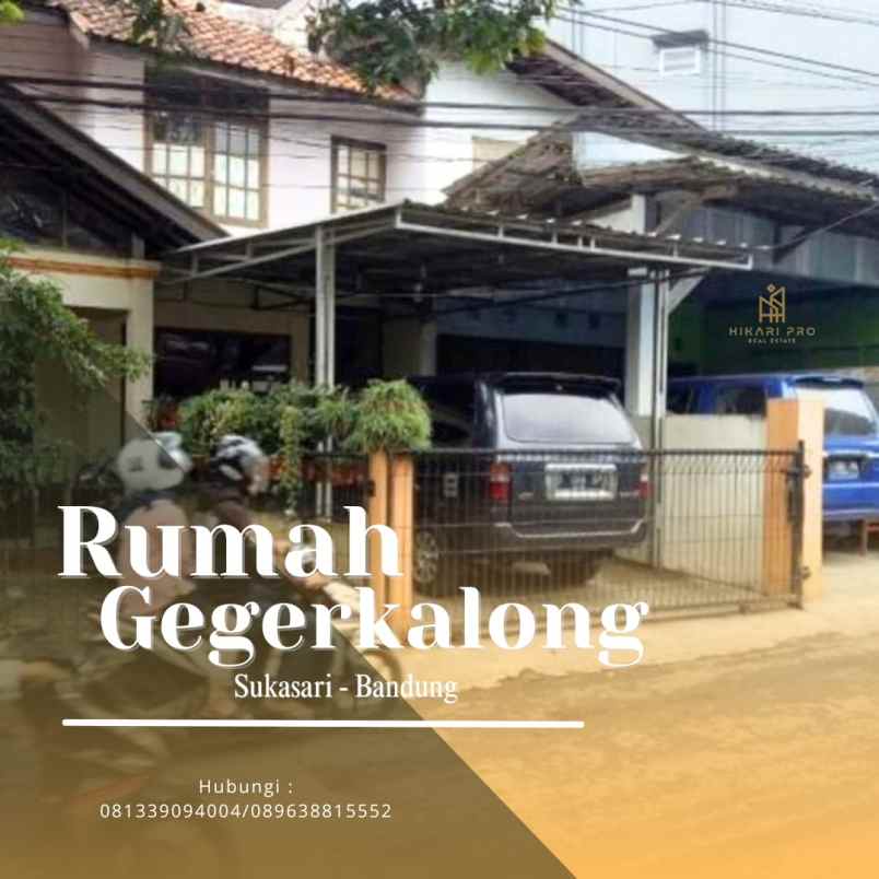 dijual rumah kel gegerkalong kec