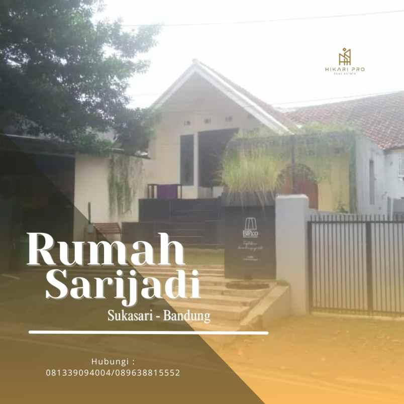 dijual rumah kel sarijadi kec sukasari