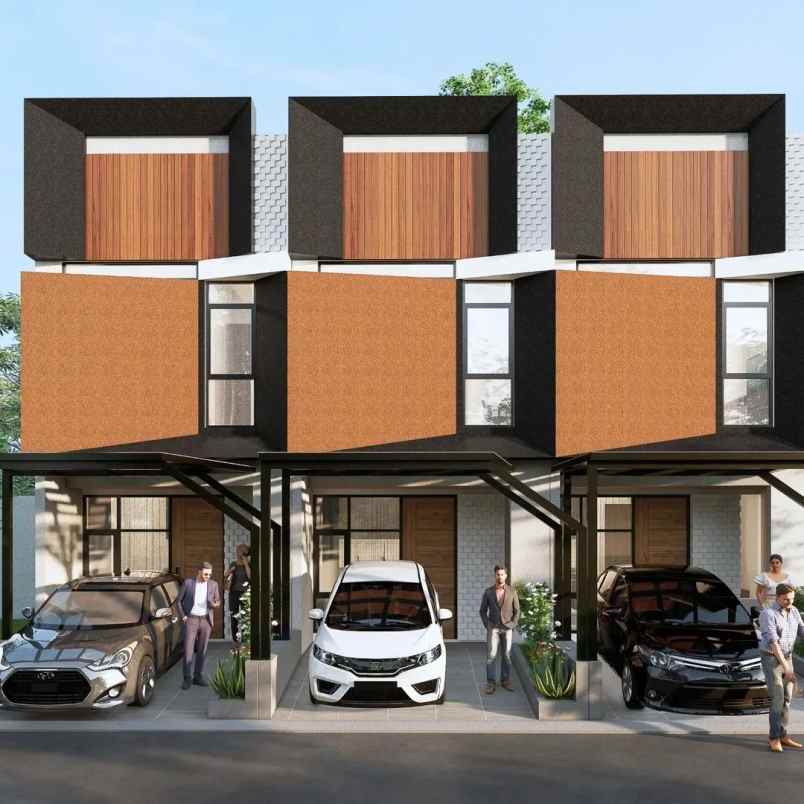 dijual rumah konsep aparthouse 2 lantai