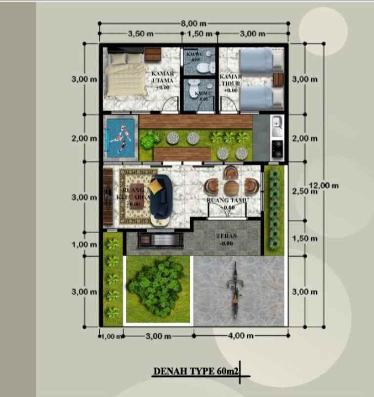 dijual rumah mungkit magelang jawa tengah