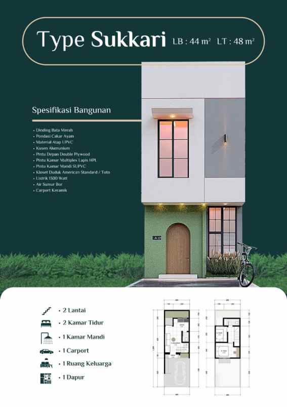 dijual rumah narogong cileungsi bogor